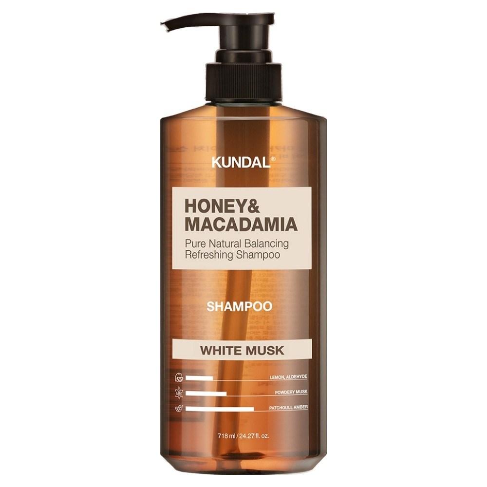 Kundal Honey & Macadamia Nature Shampoo White Musk Scent 718ml 1 pcs