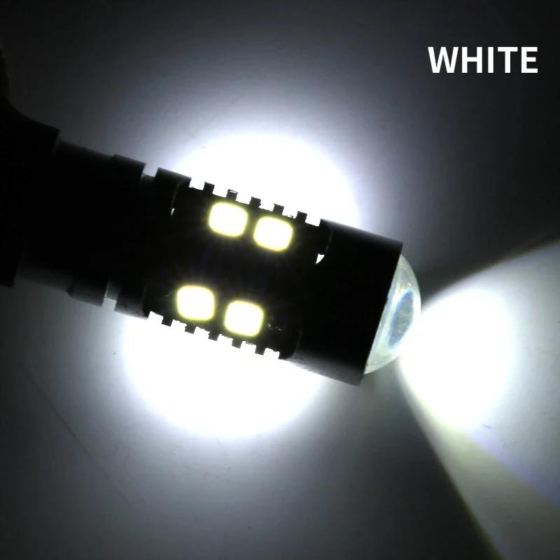 2PCS PW24W PWY24W Led Bulbs Canbus 2323 10SMD Daytime Running Light High Power DRL Lamp Car Turn Signal Light White 6000K 12V