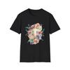 Floral Christian Cross T-Shirt, Faith-Based Gift, Inspirational Tee, Church