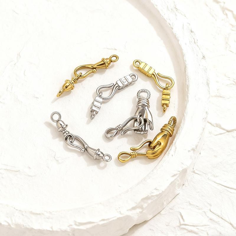 5 sztuk Zapięcie ze stali nierdzewnej w kształcie litery S Złącze do tworzenia biżuterii DIY Klamra do bransoletki Naszyjnika Akcesoria do rękodzieła
