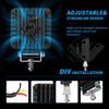 LED Light Bar Square 12 Beads Truck Flood Beam Light Waterproof Vehicle Accessories High Brightness Driving Fog Lights For Truck
