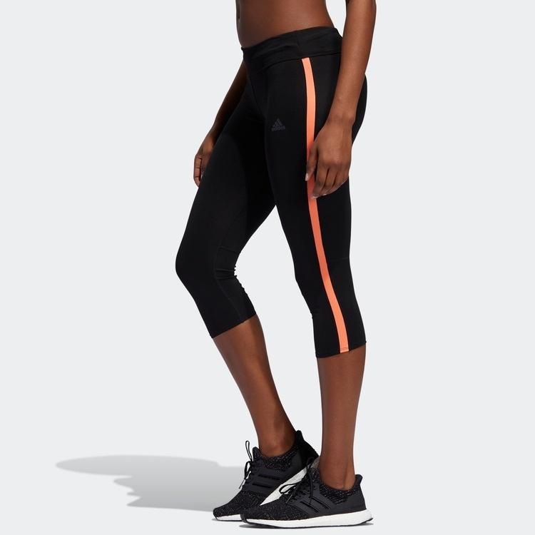 Adidas Own The Run Tgt Retro Running Tights Women Tights Black DZ2010