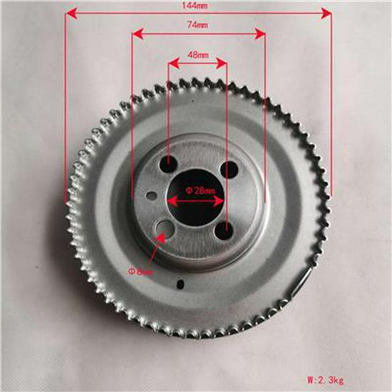 Fits Foton PV10006330 Shock Absorber Pulley Assembly