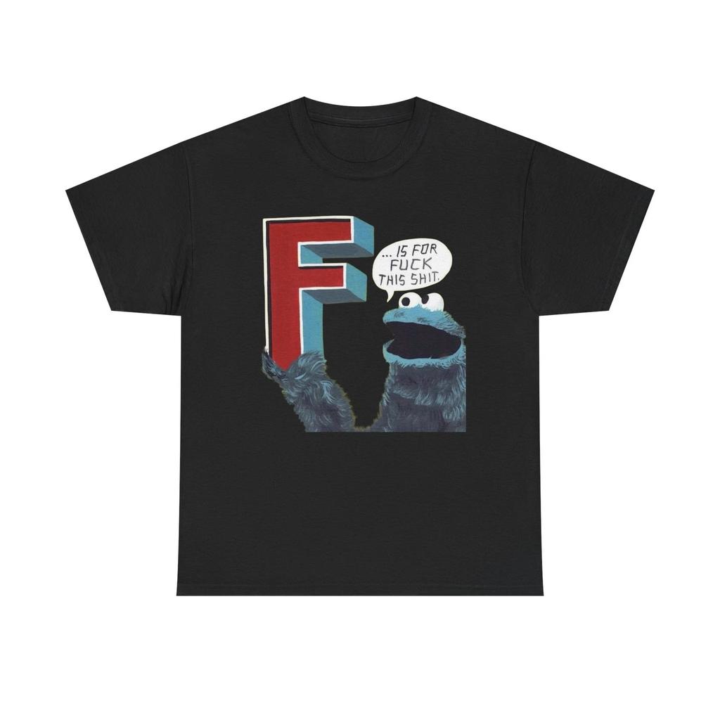 F Is For Funny Graphic T-Shirt Unisex Heavy Cotton Tee Gift