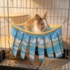 Triangle Shape Double Layer Tassel Nest Soft Comfortable Pet Hammock Hamster Corner Nest  Rabbit