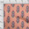 oneOone Cotton Flex Fabric Leaves & Floral Block Print Fabric By The Yard 40 Inch