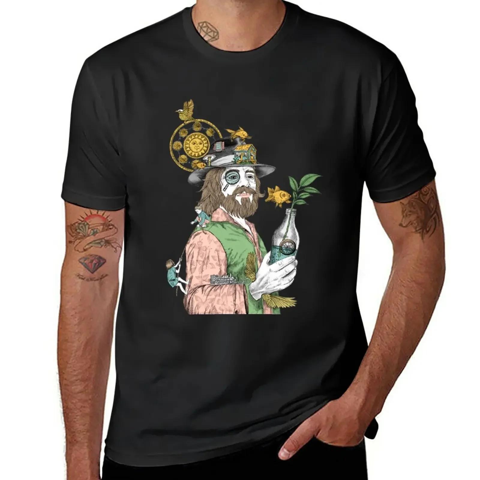 

Melquiades One Hundred Years of Solitude TShirt hippie clothes plus size tops summer tops men clothes 4XL