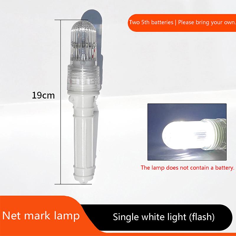 

1Pc Fishing Light Double Triple Flash Single Color Beacon Lamp Accessory Lamp Float Lure Light Lamp Fishing Indicator белый