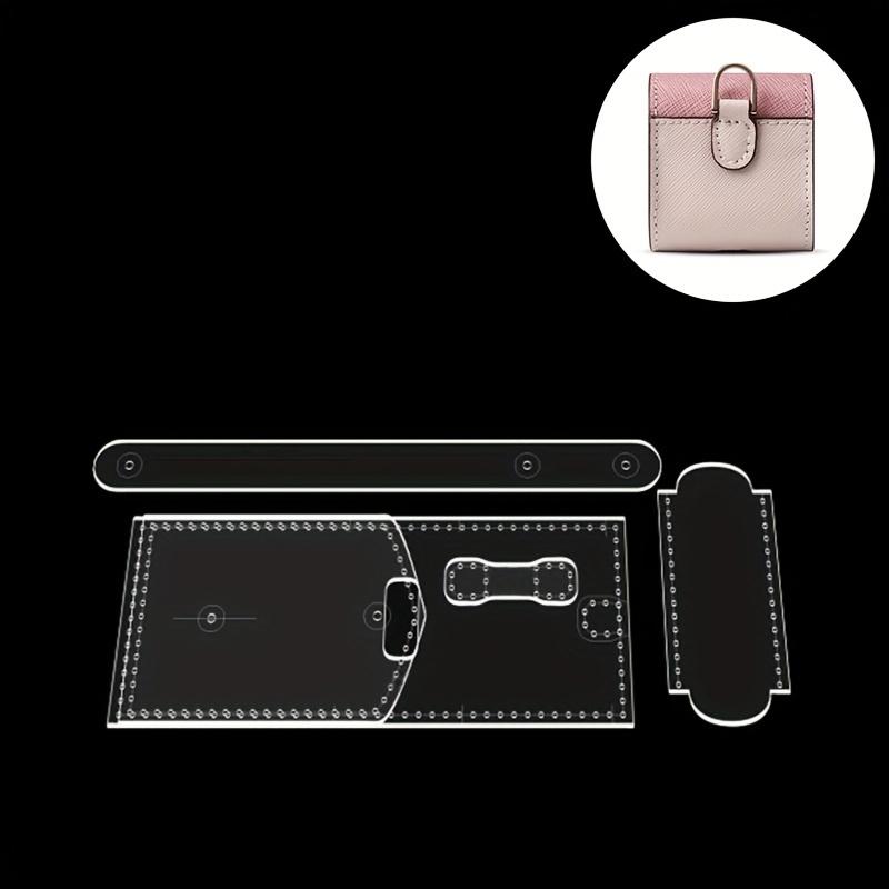 

5 шт./набор Шаблон из акрила для ручной работы из кожи Сумка для хранения наушников Сумка для зарядного устройства | Сделай сам Изготовление кошелька Акриловая форма Трафарет для кожаного ремесла Принадлежности 5pcs/set