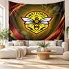Watford Football Wall Tapestry, Soft Fabric Wall Hanging, Decorative Backdrop For Bedroom Home Wall Art