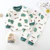 Pantaloni invernali per bambini a maniche lunghe o collo T-shirt Set pantaloni larghi casual da 2 pezzi in cotone con stampe di cartoni animati