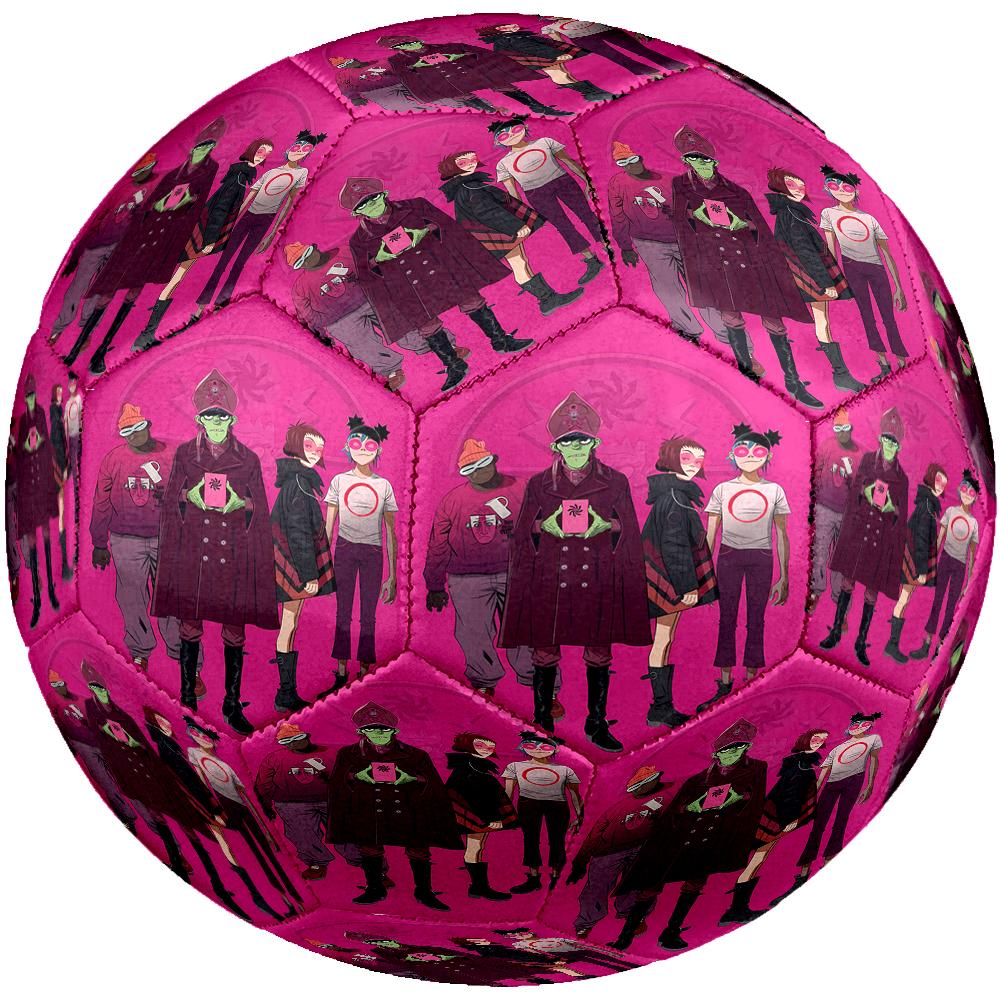 Gorillaz Theme Size 5 Soccer Ball, Suitable for Both Indoor and Outdoor Matches, a Gift Suitable for Everyone.