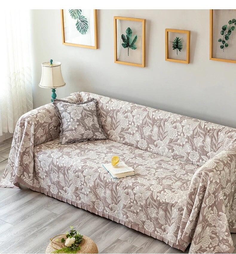 

Полотенце для дивана, полностью покрытое высококачественной и простой тканью в европейском стиле, ткань для покрытия дивана 180x180cm