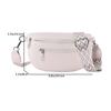 Retro Bananentasche Damen Brusttasche Hüfttasche Sling Umhängetasche Brust Gürteltasche Halbmond Hobo Tasche