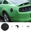 JeCar for Mustang Carbon Fiber Trim Accessories Fit for 2010-2014 Ford Mustang Fuel Door Cover Decoration Gas Cap Cover Trim (It Is Not A Gas Cap