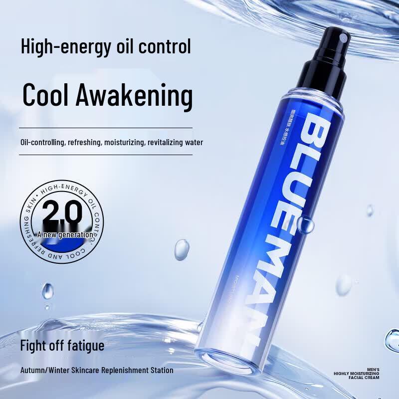 PRIME BLUE Men's Oil Control & Hydrating Toner