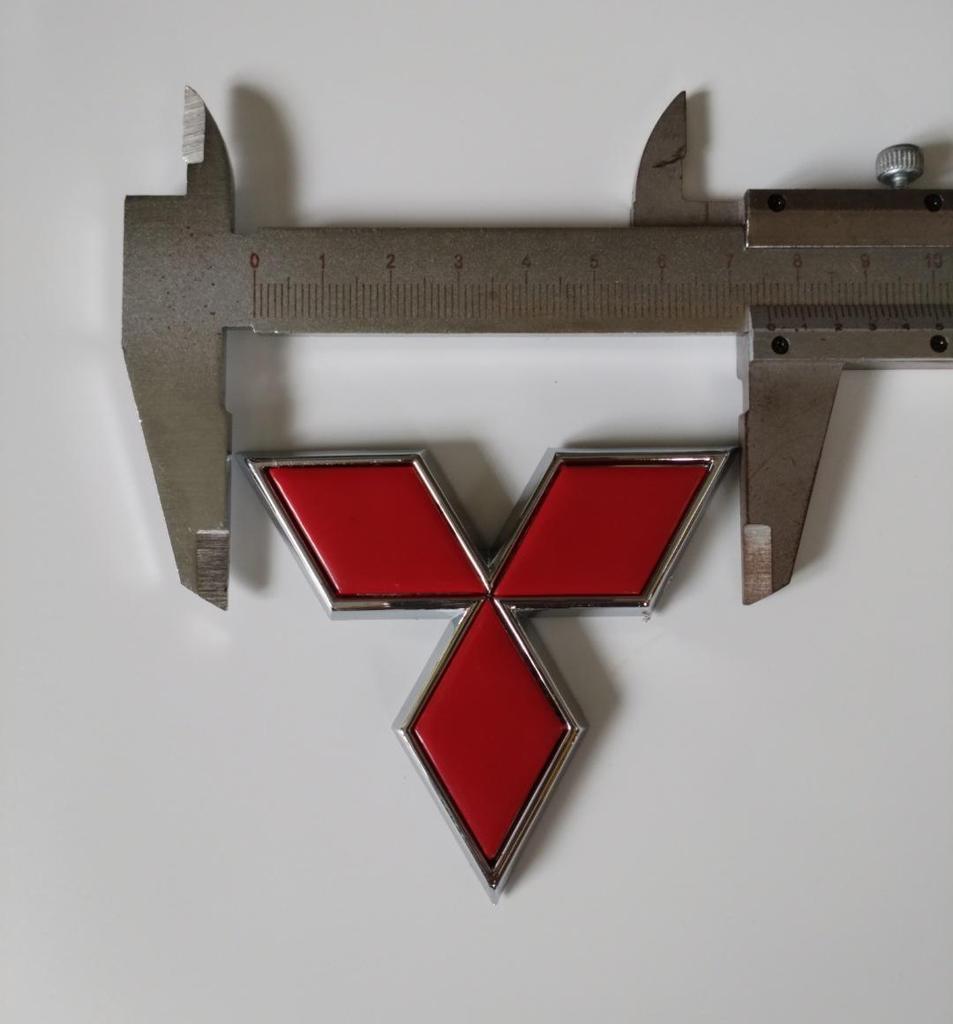 Mitsubishi Emblem Stickers for Lancer, EX Lingyue, Lingpai, Outlander: Front, Rear, and Steering Wheel