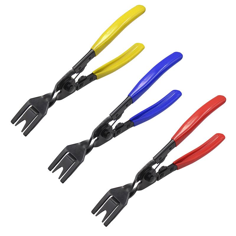 Push-Down Plastic Rivet and Clip Remover Pliers for Car Headlight Repair
