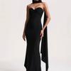 Summer Wrap Dress With Milk Silk Fabric For Casual And Party Wear