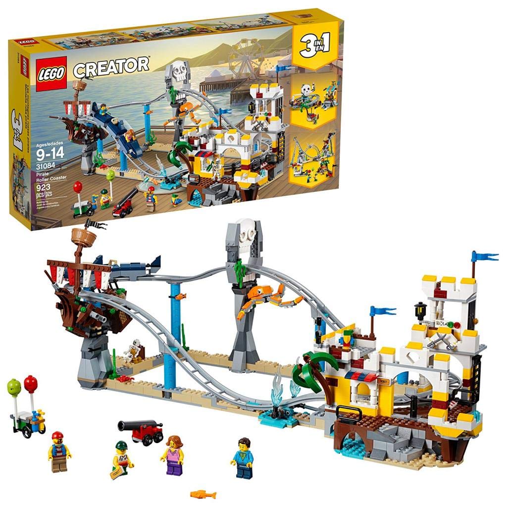 LEGO Creator Pirate Roller Coaster 31084 Building Kit (923 Piece), Multicolor
