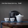 Mutton Fat Jade Ceramic Travel Tea Set