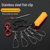 Stainless Steel Fish Stringer Clip - Live Fish Lock Tool for Fishing