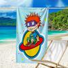 Proof Beach Towel with a Rugrats Pattern - Soft,absorbent,quick-drying,machine Washable - Perfect for Swimming,camping,bathing