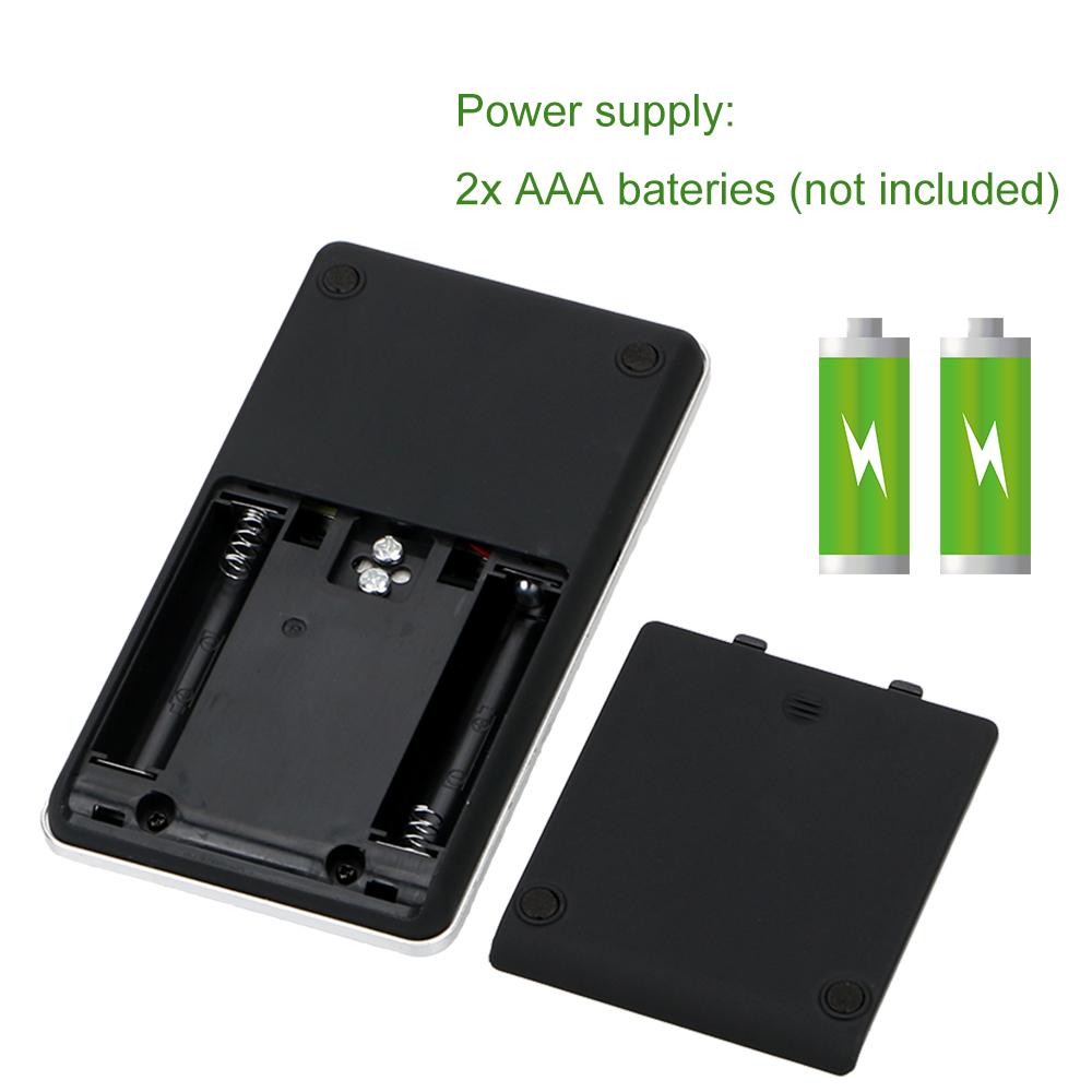 Mini Digital Scale 300g/0.01g Portable For Kitchen High Accuracy Backlight Electric Pocket For Jewelry Gram Weight