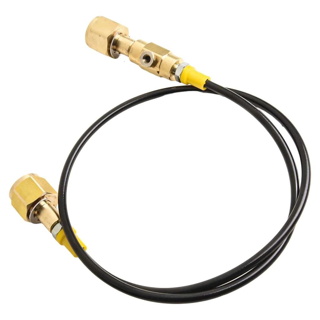 Large Tank Refill Station Charging Adapter Converts 36 Inch Hose CGA320 to CGA320 for High Pressure Applications