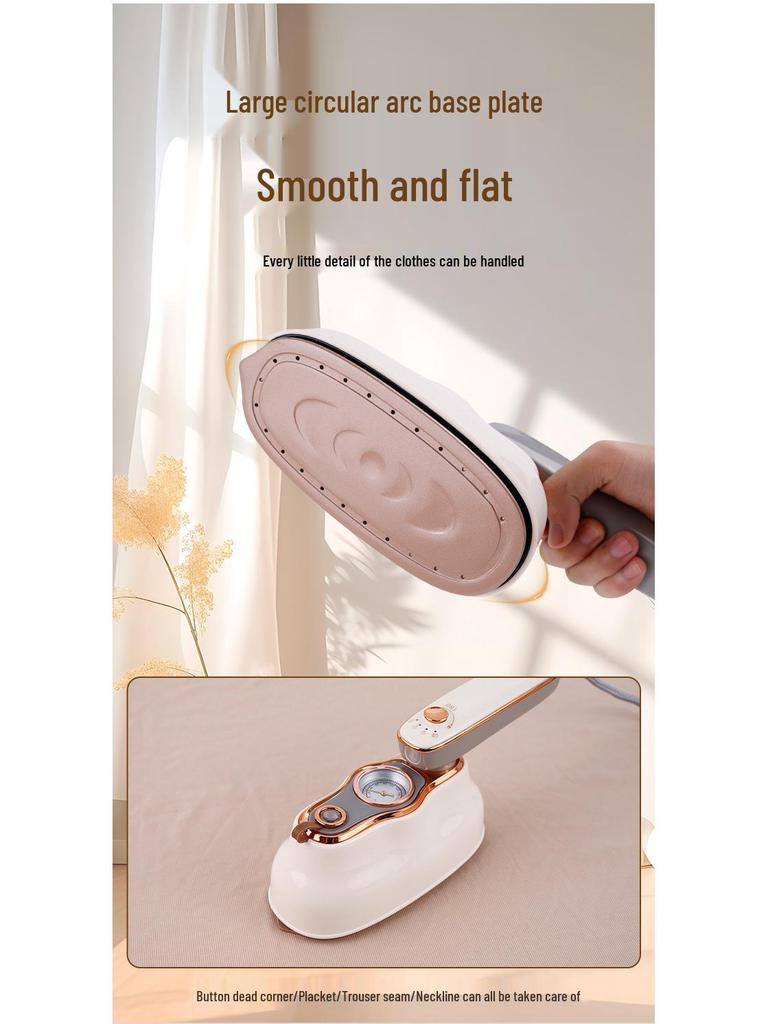 Fer à repasser de voyage portable avec indicateur de température, design pliable