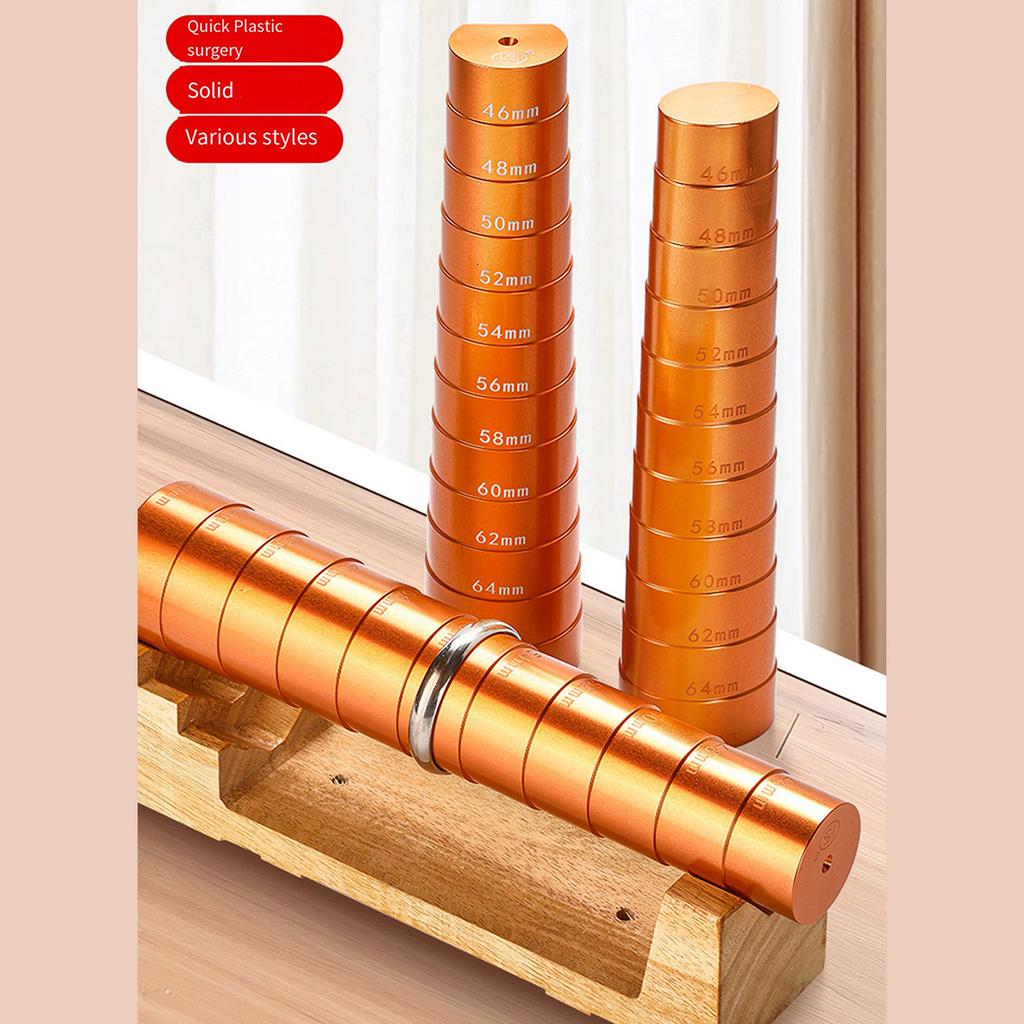 Fashionable Jewelry Tool Set Including Wood Bracelet Mandrel and Versatile Rubber Hammer for Artistics Casual Use