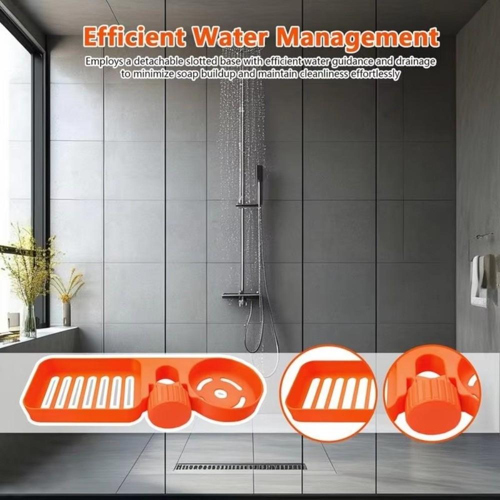 Space-Saving Soap Dish Storage Holder Strong Load-bearing Bathroom Shelf Shower Shelves  Home