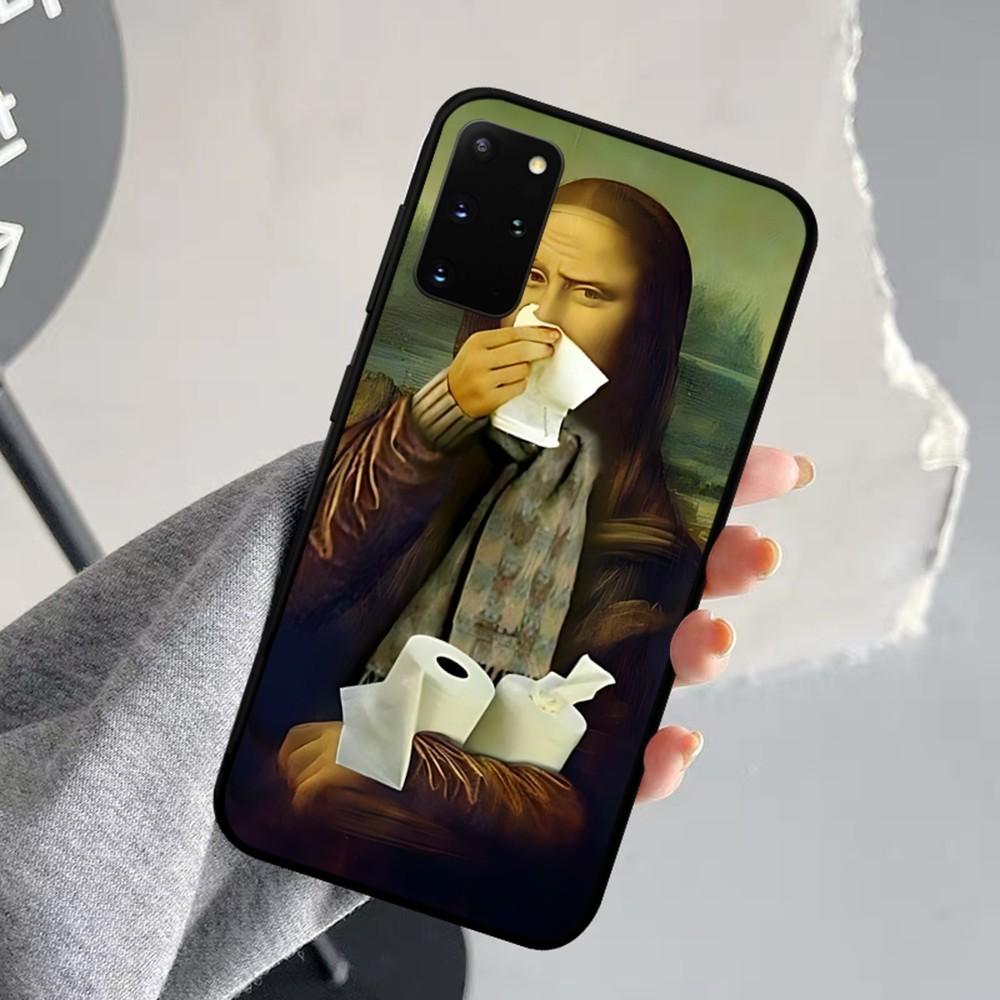 Mona Lisa Phone Case For Samsung S 9 10 20 21 22 23 30 23 24 Plus Lite Ultra FE S10lite Fundas