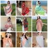 Dual-Use Design Dual-Use Scarves Multicolor Long Scarves Creative Beach Scarf Seaside