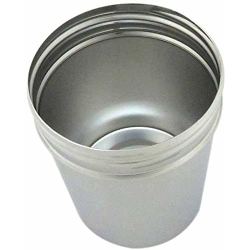 Endo Shoji TKG Condiment Container, Powder Condiment Can (with Acrylic Lid), Small, 55mm Diameter x 80mm Height, Weight: 70g, Stainless Steel, Rust-Re