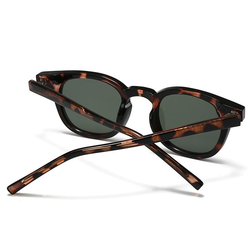 European And American  Trendy Street Style Retro Artistic Acrylic Insert Sunglasses Modern Charm Ins Sunglasses 28056