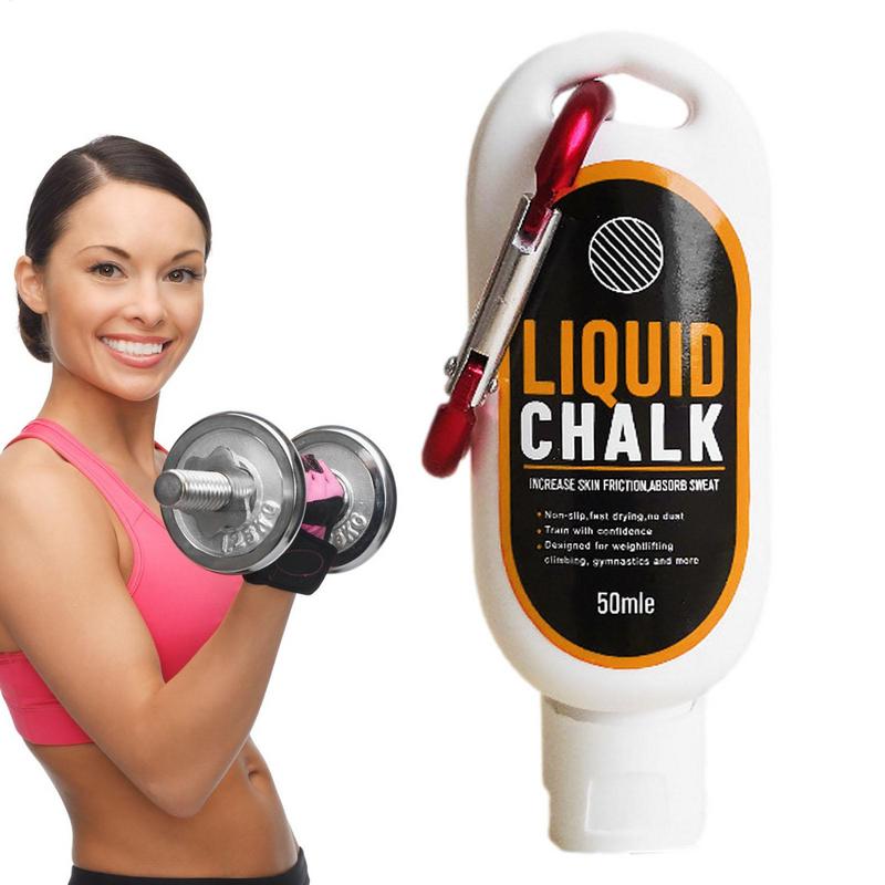 30/50/100ml Flüssigkreide Sport Magnesiumpulver Griff Anti-Rutsch-Griff Hebecreme Für Fitness Gewichtheben Klettern Fitnessstudio Sport