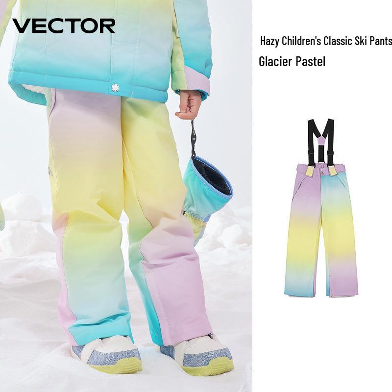 VECTOR Kids' Winter Ski Suit: Waterproof, Thickened, Cold-Proof Ski Jacket & Pants for Boys and Girls.
