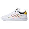 adidas Pokemon X Scarpe da Ginnastica Basse Semplici Antiscivolo Resistenti Moda Neo Grand Court Unisex Bianco Giallo FV6001