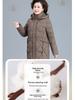 Women's Thick Cotton Puffer Jacket Winter Coat for Elderly Ladies