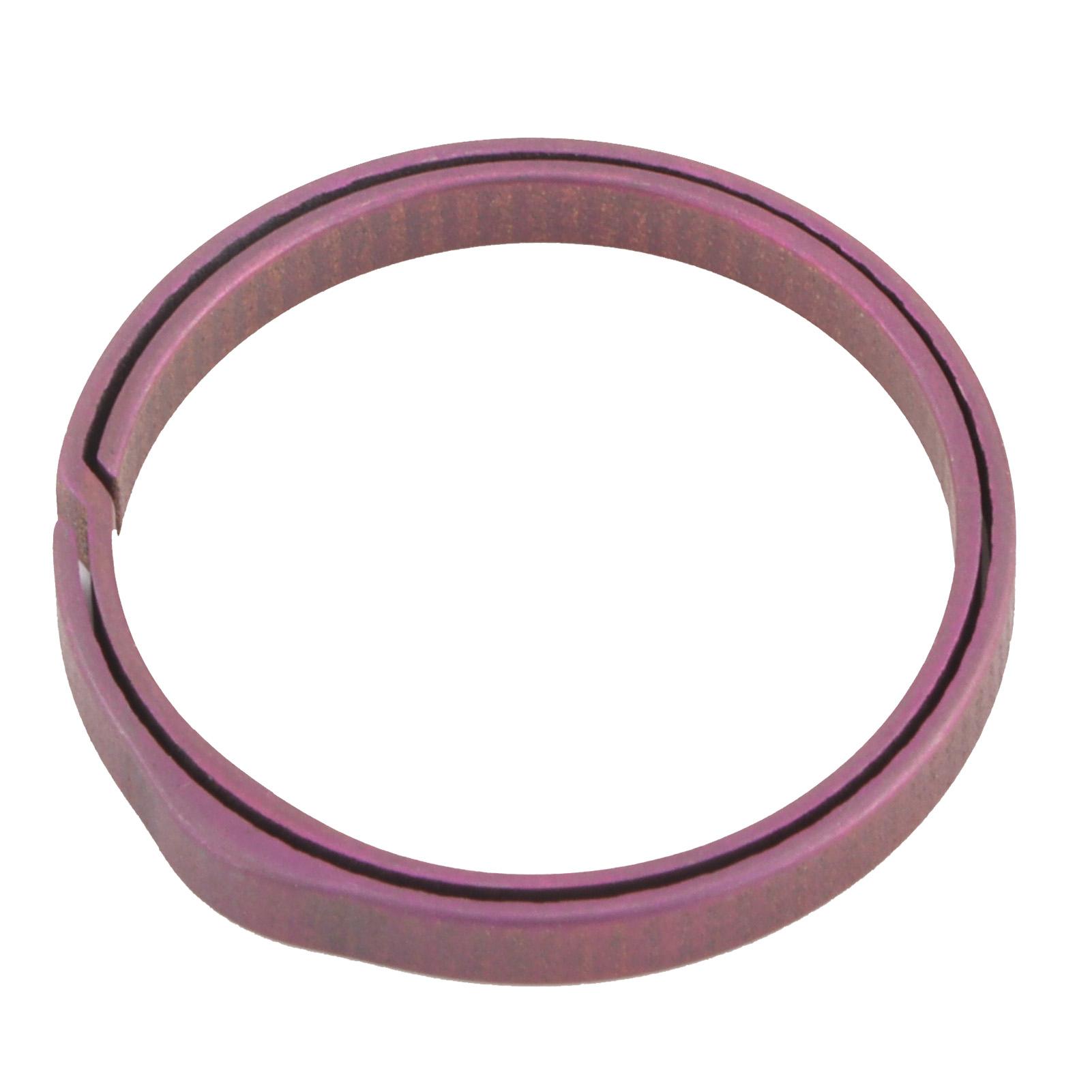 

26mm Titanium Alloy Key Ring SidePushing Keyring Outdoor Small Tool Keychain Accessories(Purple )