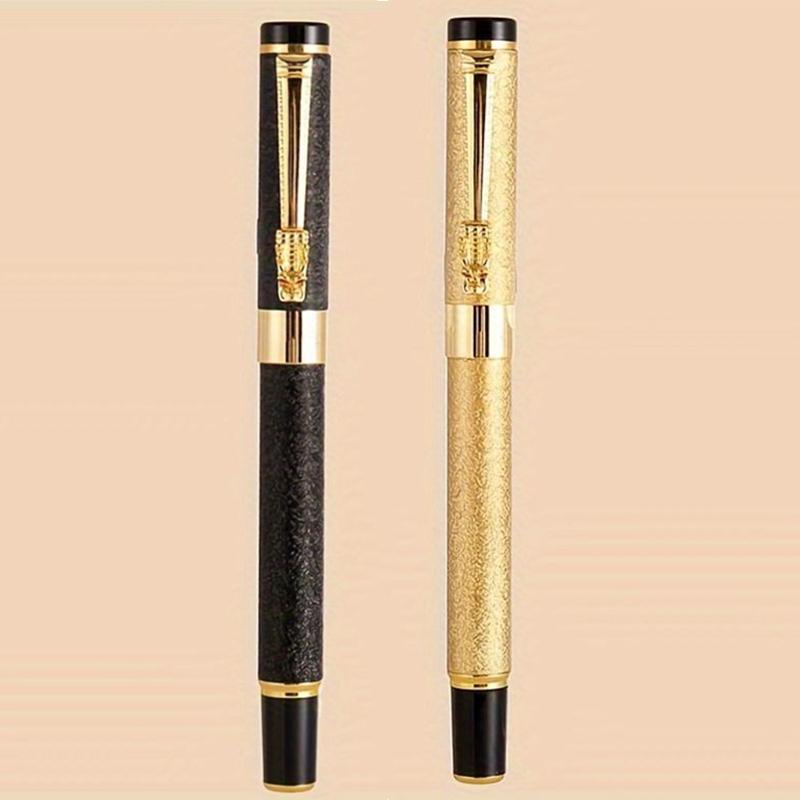 

Роскошная высококачественная перьевая ручка с металлическим наконечником толщиной 0,5 мм — идеально подходит для бизнеса и каллиграфии