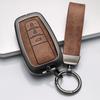 Zinc Alloy For Toyota Chr Camry Prius Land Cruiser Prado Furniture Corolla Yaris Rav4 Highlander Leather Car Key Case Cover