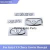 Front Grille Badge Sticker Rear Tailgate Logo Emblems Grille Badge For Kaiyi X3 Chery Cowin Showjet