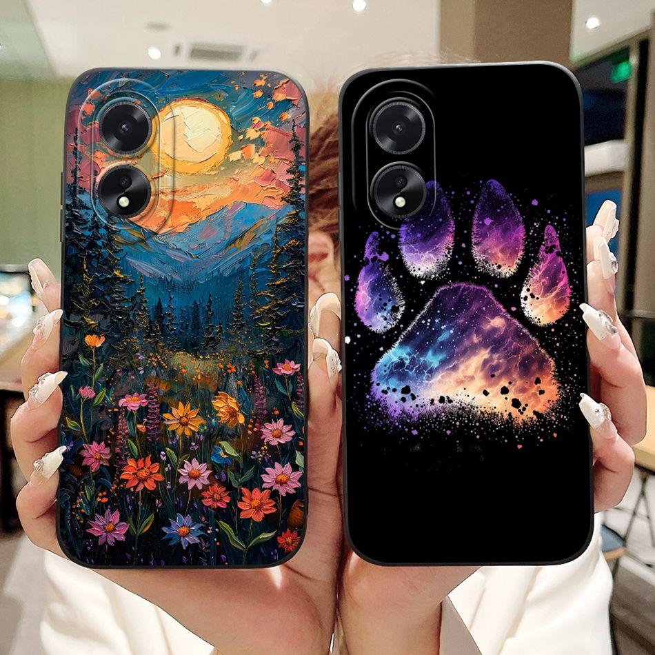 Dla OPPO A18 A38 Nowa Moda Malowanie Plaża o Zmierzchu Etui Dla OPPO A18 A38 CPH2579 CPH2591 Miękkie Silikonowe Etui na Telefon