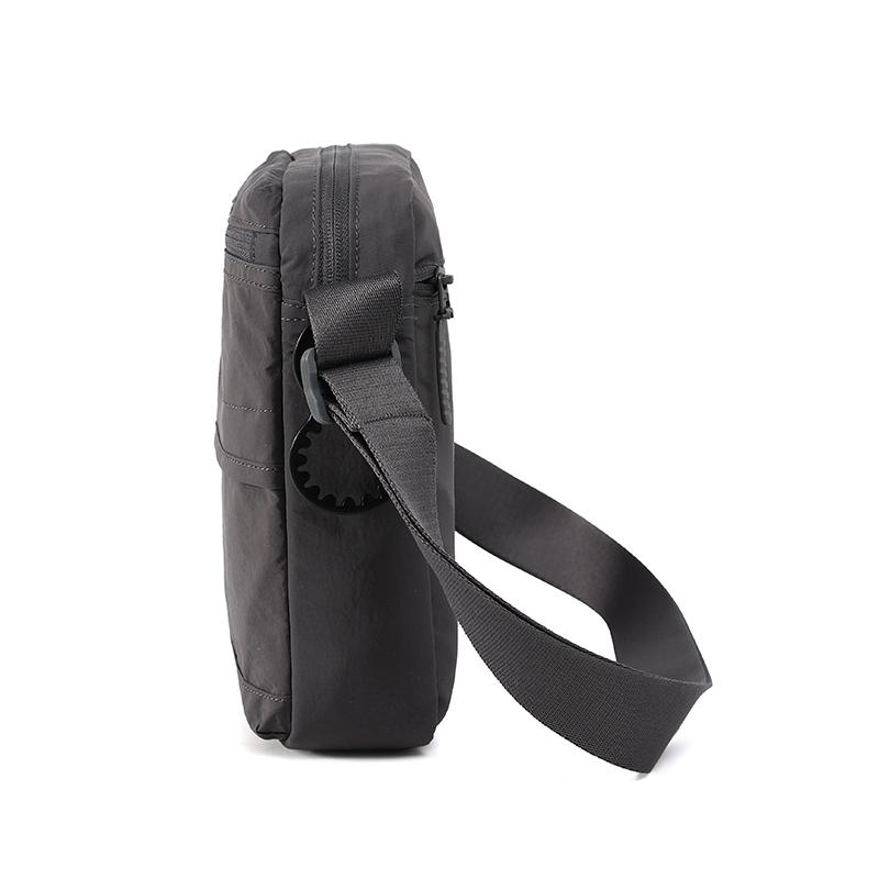 Men's Shoulder Bag Vertical Crossbody Bag Solid Color Nylon Bag