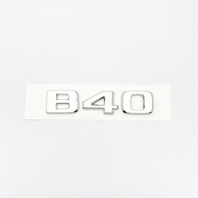 Lettere Argento Cromato 550G 4X4 850 550 D35 B40 D6S B63 Emblema per Mercedes Benz Brabus G Auto Parafango Bagagliaio Posteriore W464 Adesivo Logo