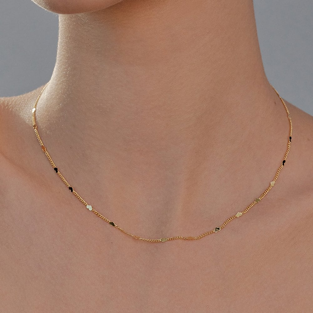 [Hei] Heart Chain Necklace