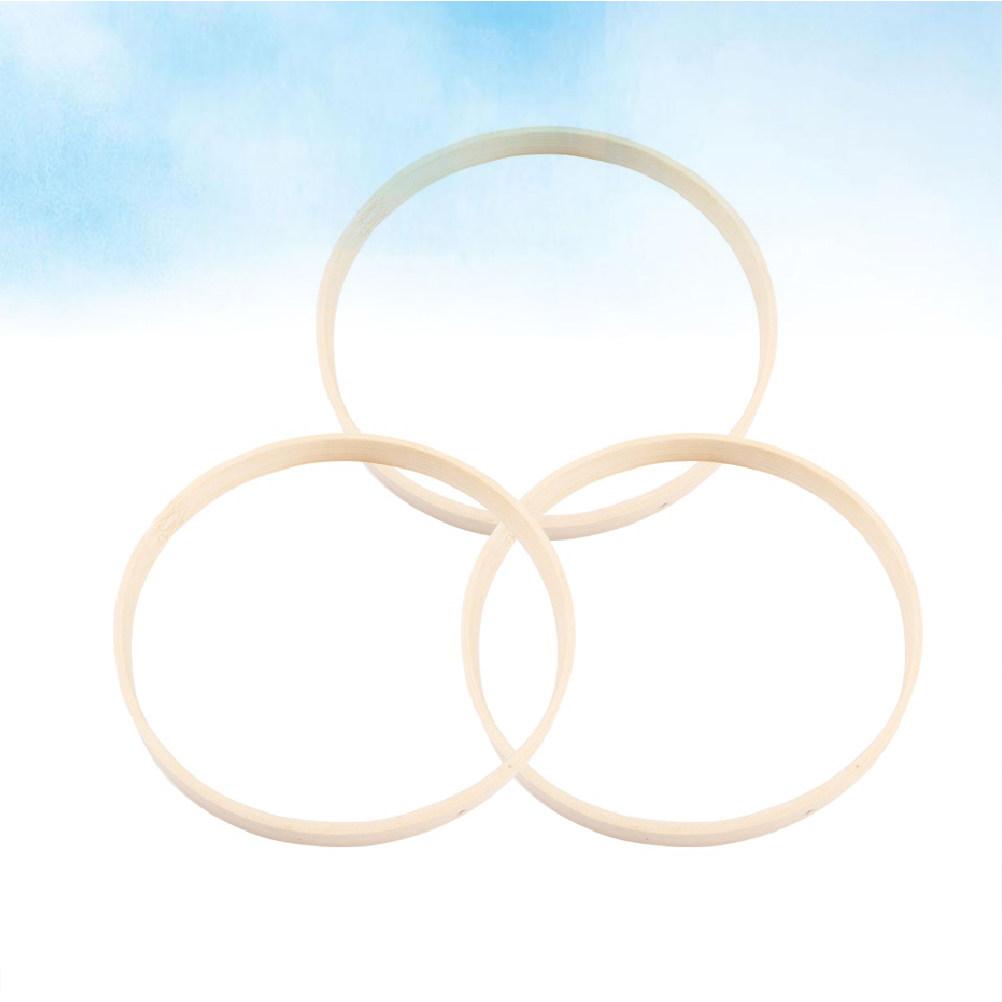 10Pcs Dreamcatcher Ring Bamboo 23Cm Diameter Round Wooden DIY Craft Tools for Mandala Curtain Ringer Home Decor