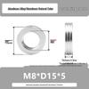 Aluminum Alloy Hand-Tightened Knurled Nut Adjustment Lock Gauge M3-M8
